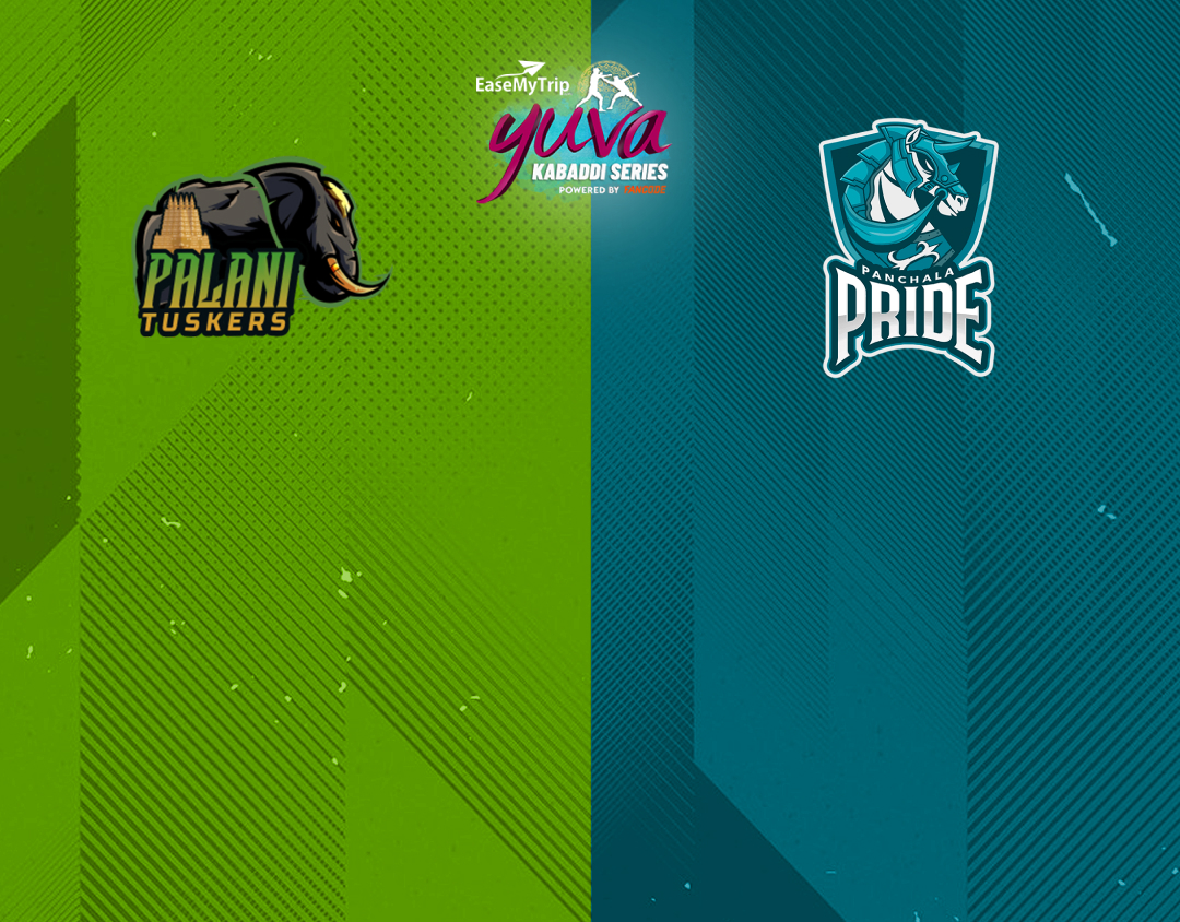 Match #75 of easemytrip yuva kabaddi series winter edition banner