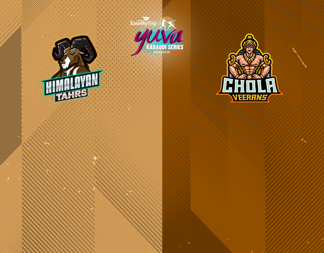 Match #76 of easemytrip yuva kabaddi series winter edition banner