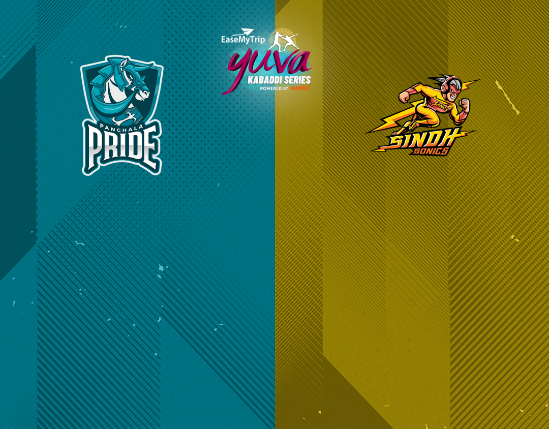 Match #83 of easemytrip yuva kabaddi series winter edition banner