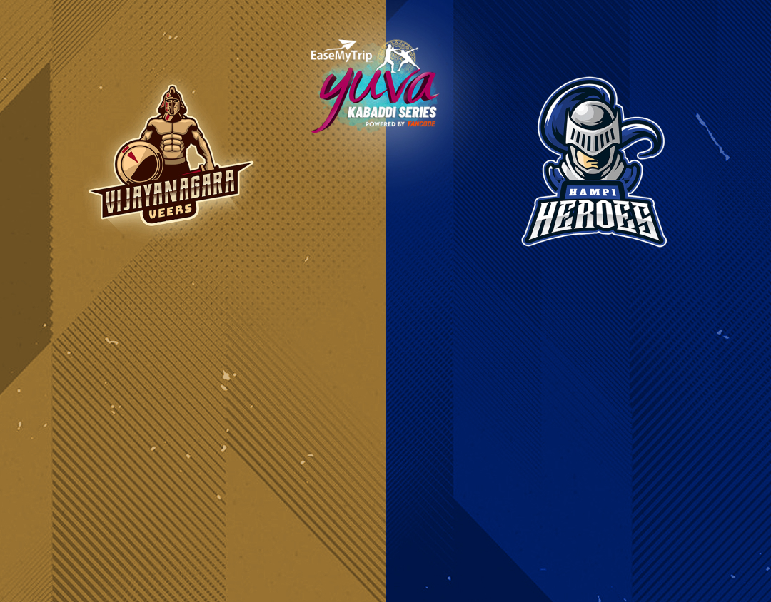 Match #89 of easemytrip yuva kabaddi series winter edition banner