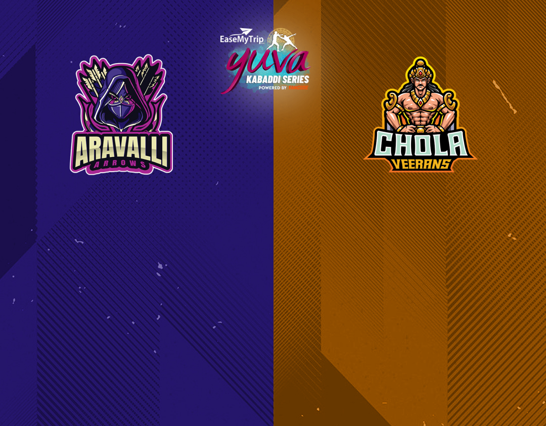 Match #91 of easemytrip yuva kabaddi series winter edition banner