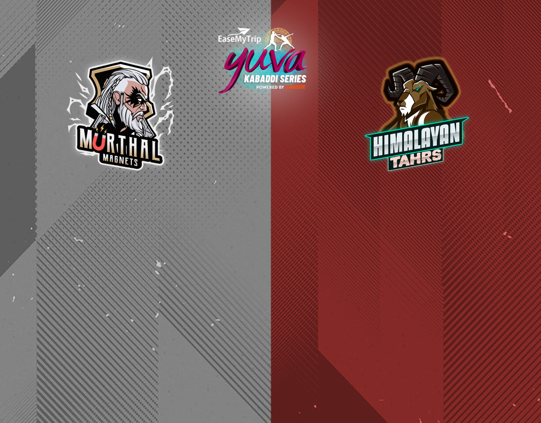 Match #93 of easemytrip yuva kabaddi series winter edition banner