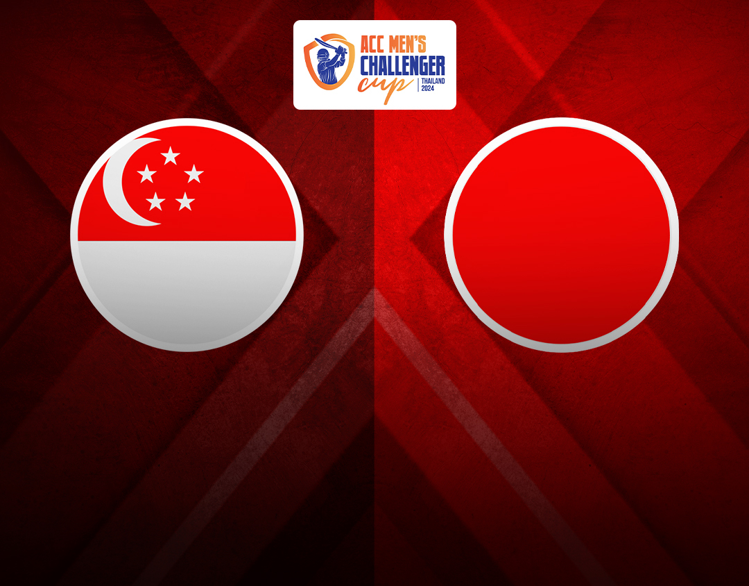 Match 14 of acc men's t20i challenger cup, 2024: singapore vs japan banner