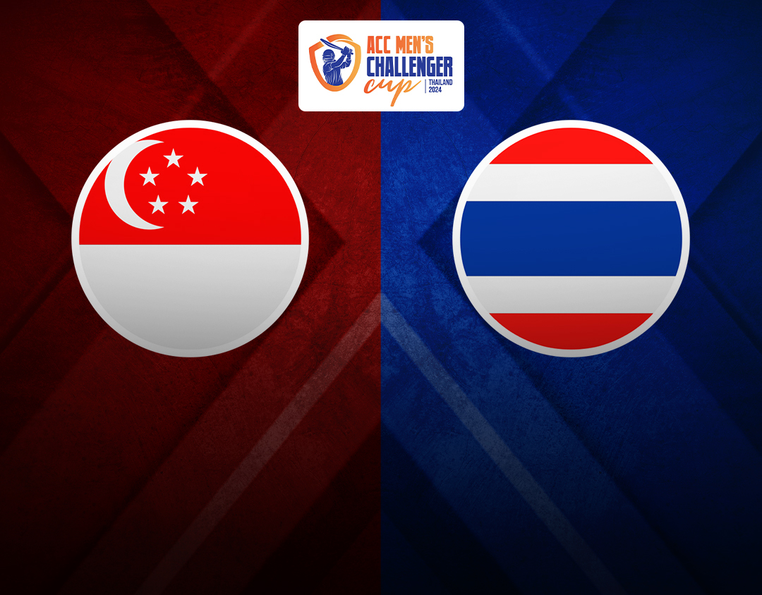Match 10 of acc men's t20i challenger cup, 2024: singapore vs thailand banner