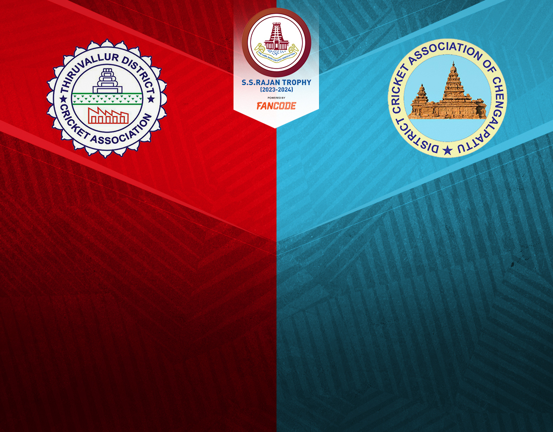 1st semi-final of tnca ss rajan t20 trophy, 2024: thiruvallur vs chengalpattu banner