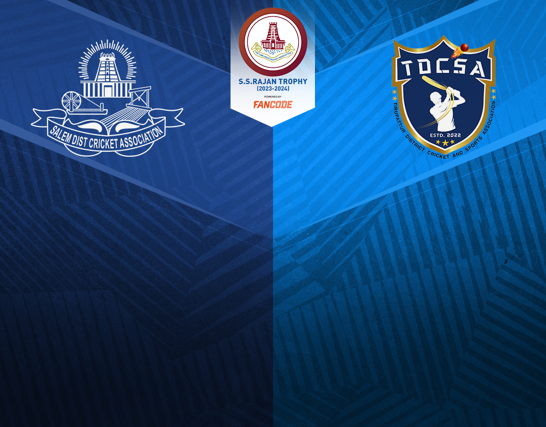 Match 41 of tnca ss rajan t20 trophy, 2024: salem vs tirupattur banner