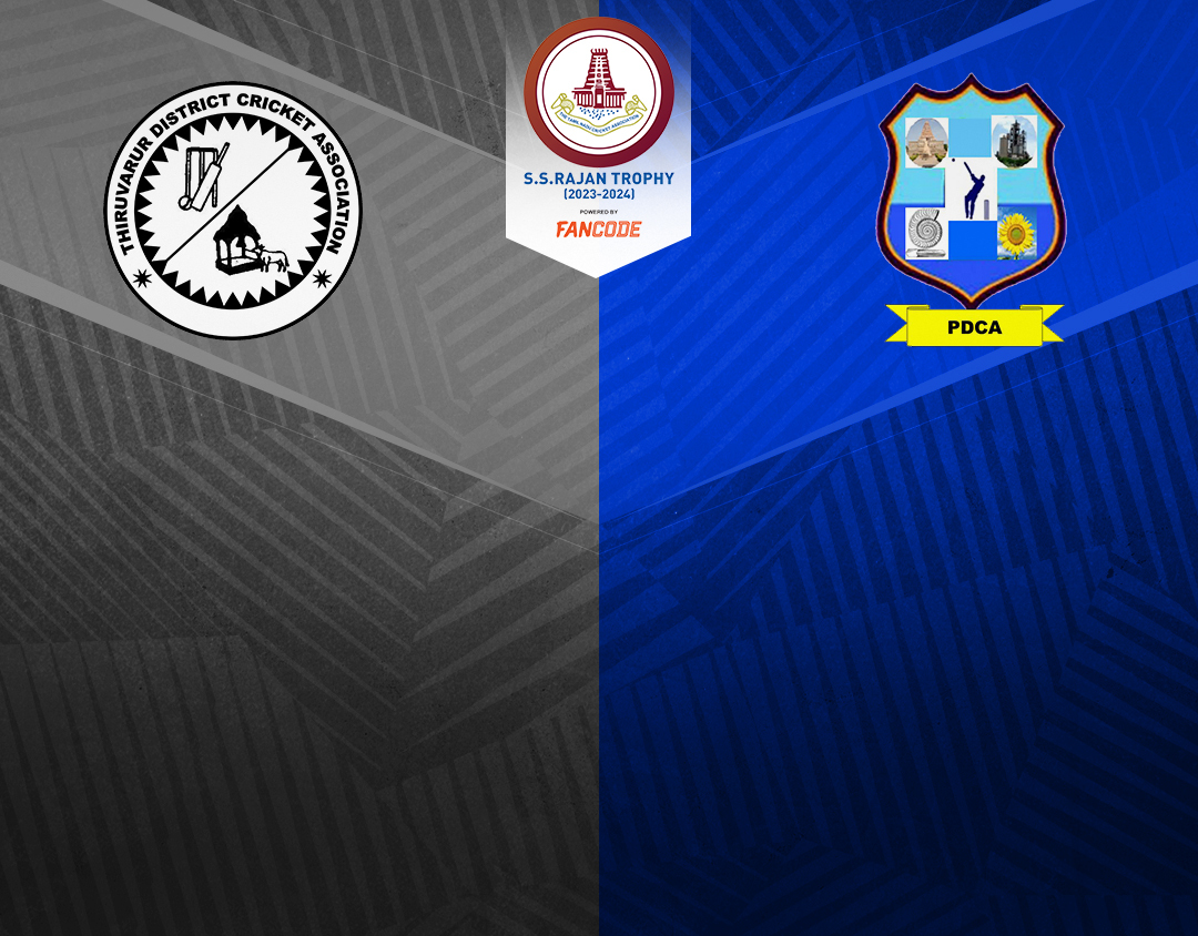 Match 67 of tnca ss rajan t20 trophy, 2024: thiruvarur vs perambalur banner