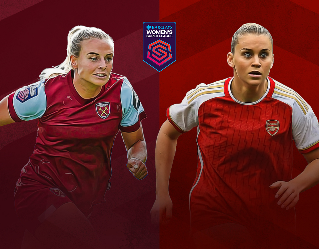 Match #32 of barclays fa women's super league 2023-24 banner