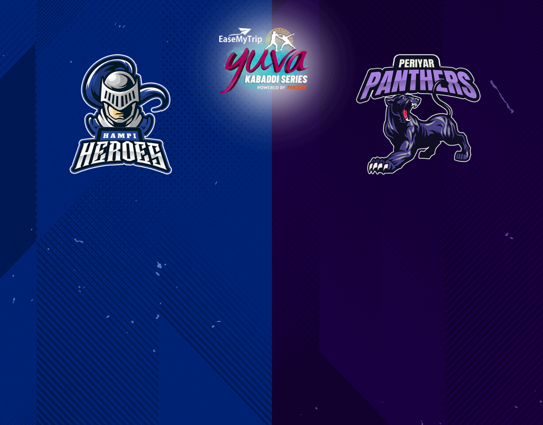 Match #10 of easemytrip yuva kabaddi series winter edition banner