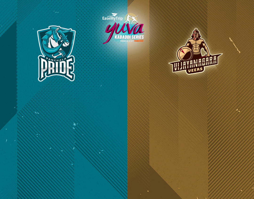 Match #9 of easemytrip yuva kabaddi series winter edition banner
