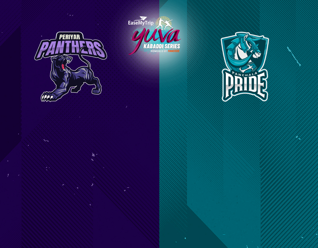 Match #12 of easemytrip yuva kabaddi series winter edition banner