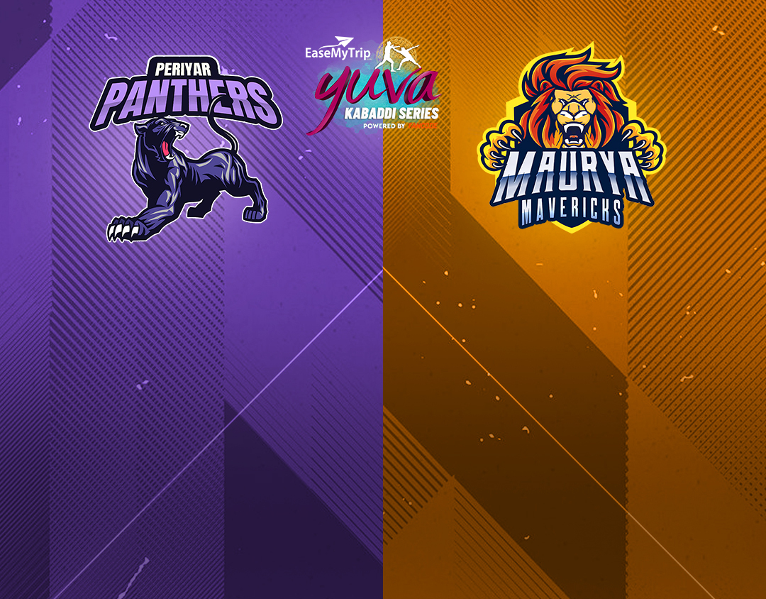Match #3 of easemytrip yuva kabaddi series winter edition banner