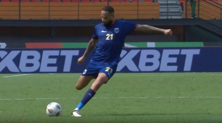 Bebe unleashes a long-range Free Kick Golazo to stun Mozambique