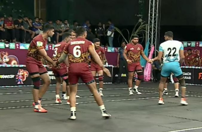 Panchala Pride edge past Vijayanagara Veers 23-22