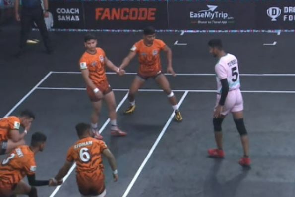 Tofeeq Shah displays a cheeky raid