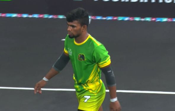 Dineshkumar Krishnamoorthi sizzles with supertackle