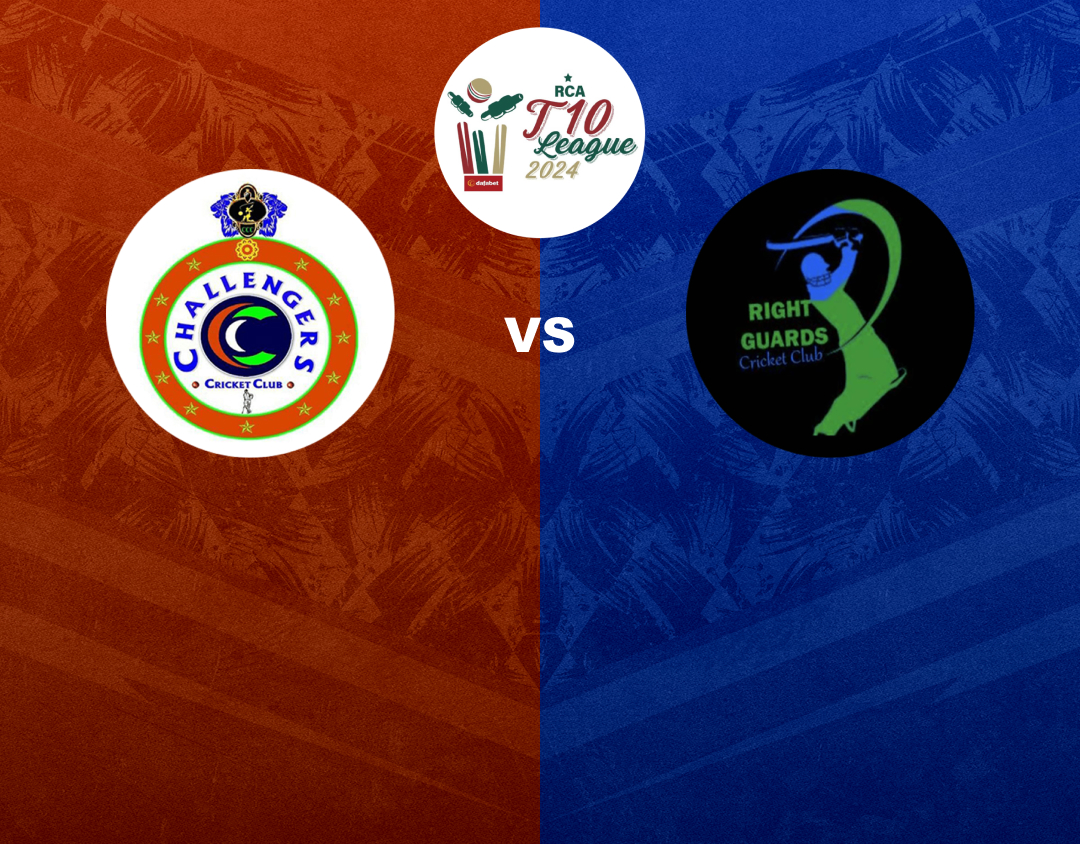 Match 11 of rca men's t10 league: right guards cc vs challengers cc banner