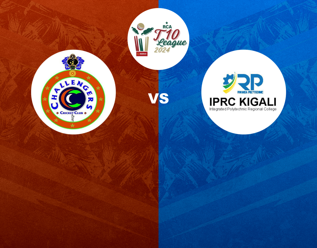 Match 13 of rca men's t10 league: challengers cc vs iprc kigali cc banner
