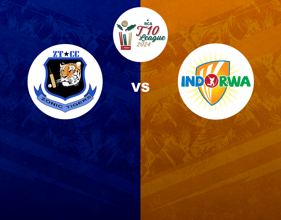 Match 14 of rca men's t10 league: zonic tigers cc vs indorwa cc banner