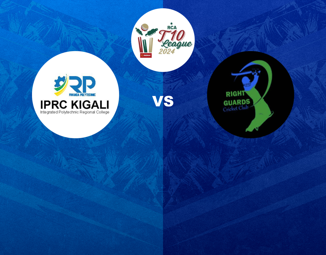 2nd semi-final of rca men's t10 league: iprc kigali cc vs right guards cc banner