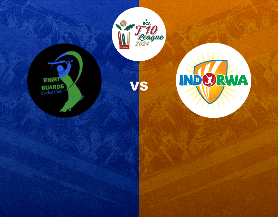 Match 8 of rca men's t10 league: indorwa cc vs right guards cc banner