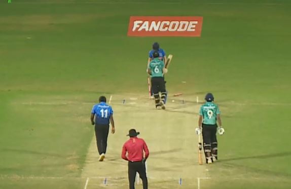 3-fer! Krishnakumar displays his wizardry
