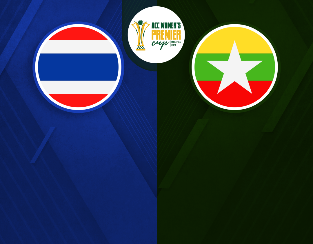 Match 1 of acc women's t20 premier cup, 2024: thailand women vs myanmar women banner