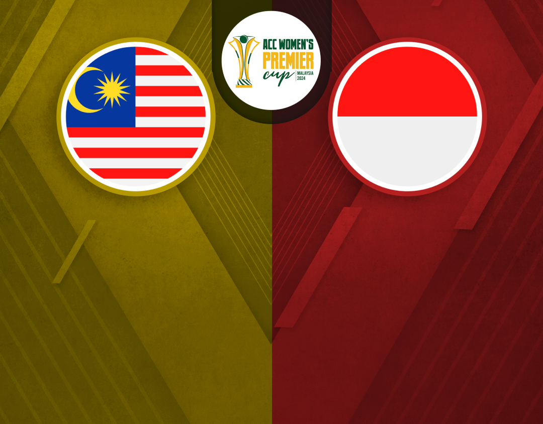 Match 3 of acc women's t20 premier cup, 2024: indonesia women vs malaysia women banner