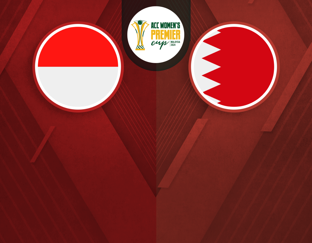 Match 12 of acc women's t20 premier cup, 2024: indonesia women vs bahrain women banner