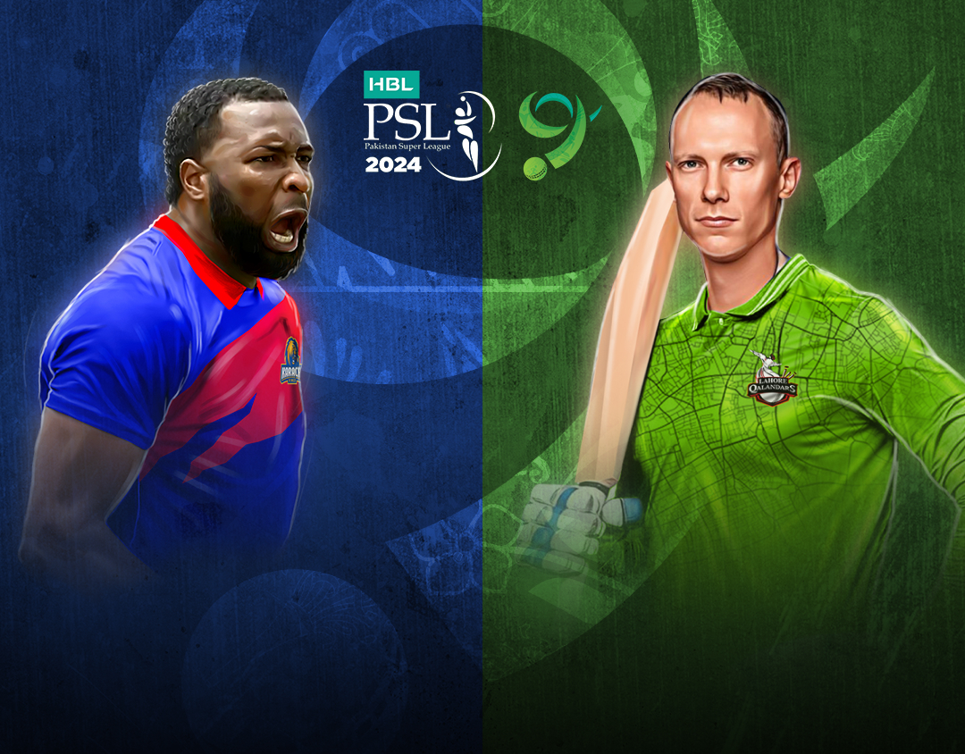 Match 10 of psl, 2024: lahore qalandars vs karachi kings banner