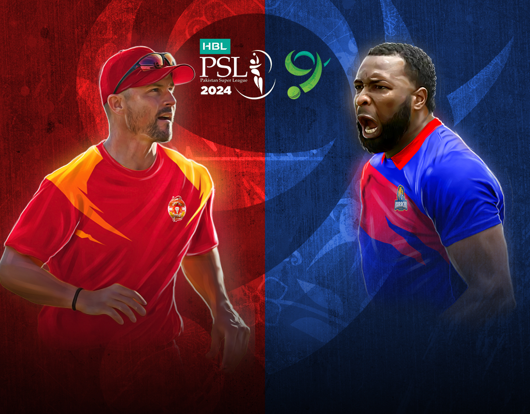 Match 15 of psl, 2024: karachi kings vs islamabad united banner