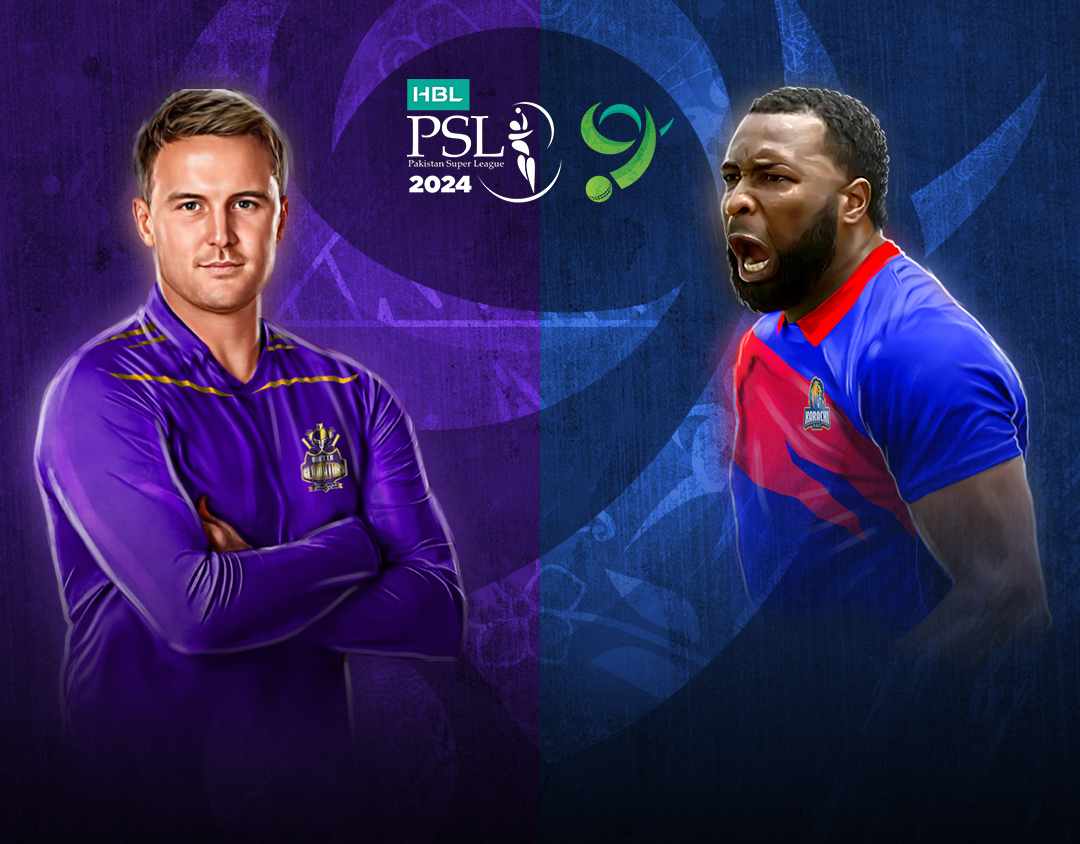 Match 22 of psl, 2024: quetta gladiators vs karachi kings banner