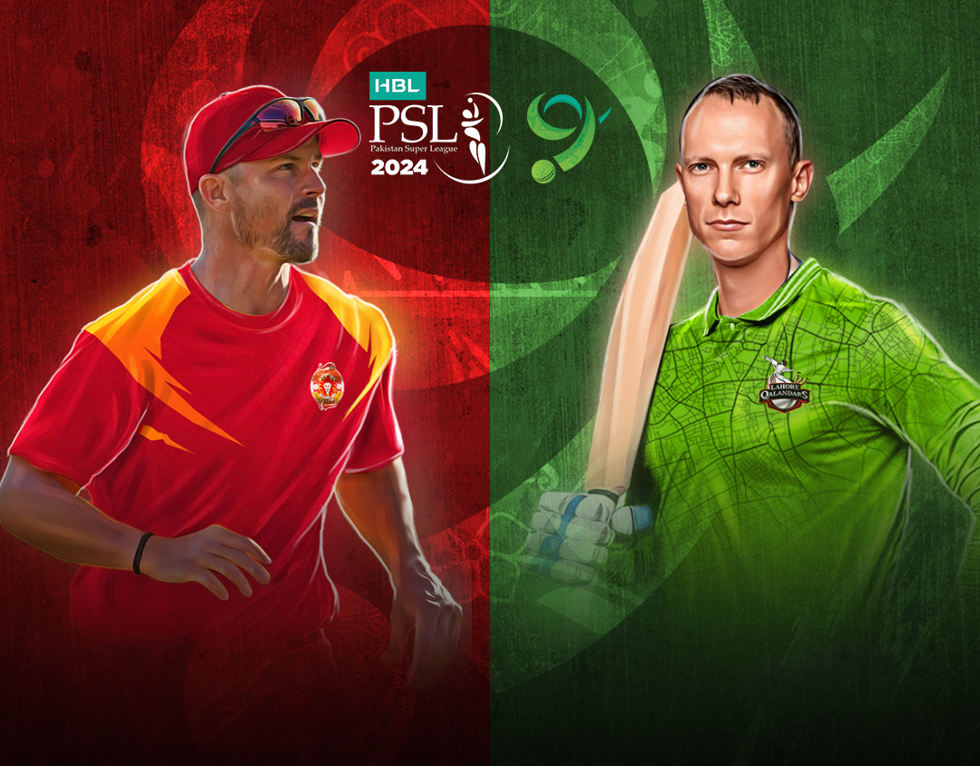 Match 23 of psl, 2024: islamabad united vs lahore qalandars banner