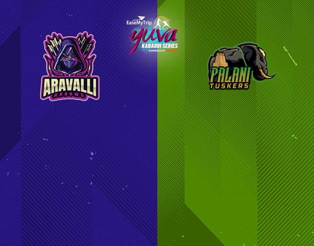 Match #6 of jsg women's yuva kabaddi series 2024 banner