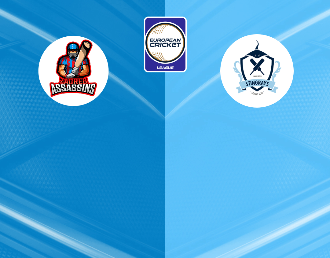 Group a - match 6 of european cricket league, 2024: zagreb assassins vs skanderborg banner