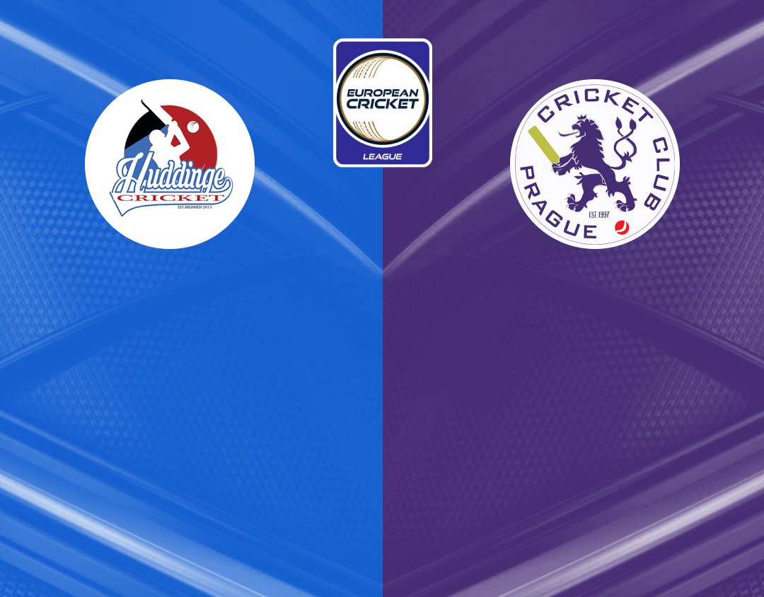 Group b - qualifier 1 of european cricket league, 2024: prague cc vs huddinge banner