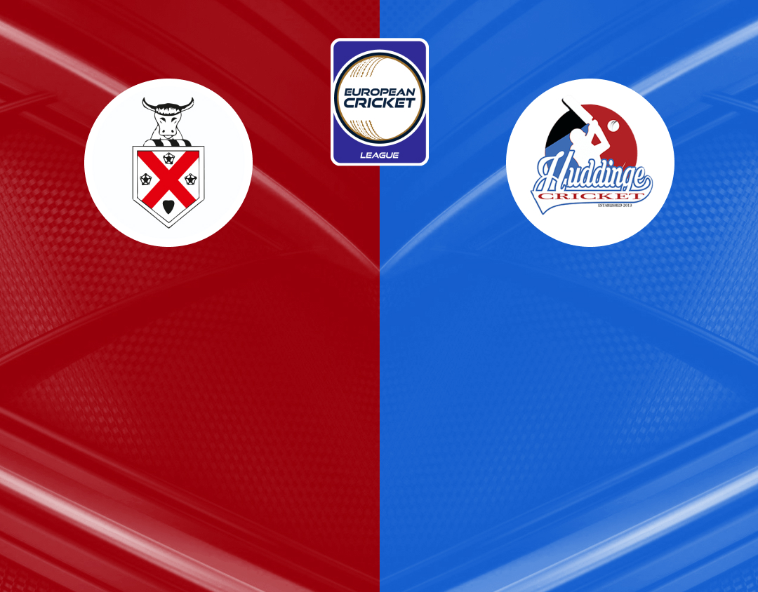 Group b - match 7 of european cricket league, 2024: hornchurch vs huddinge banner