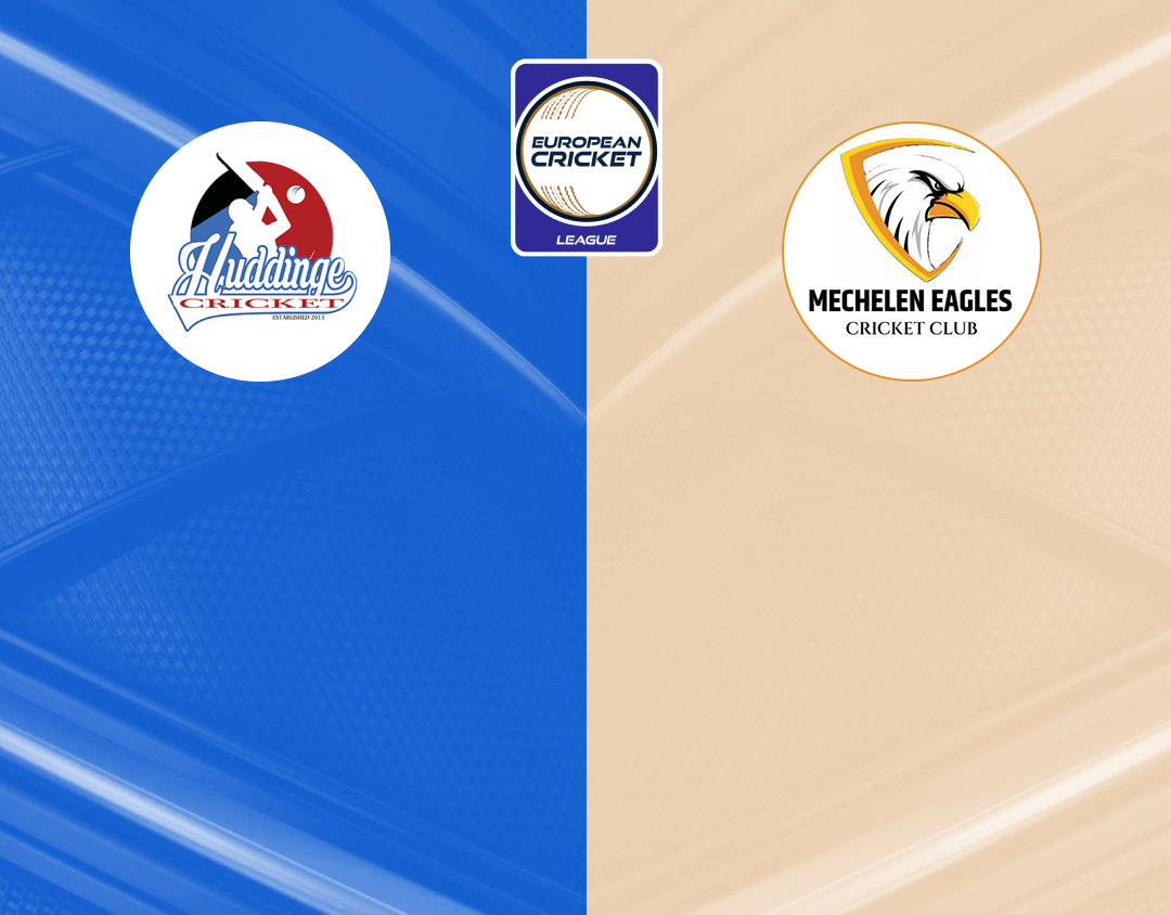 Group b - match 9 of european cricket league, 2024: huddinge vs mechelen eagles banner
