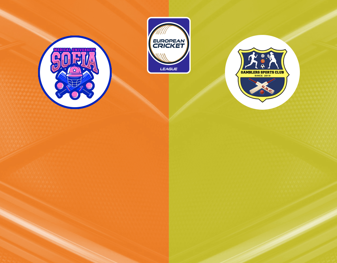 Group c - match 6 of european cricket league, 2024: cc akademik - sofia vs gamblers sc banner