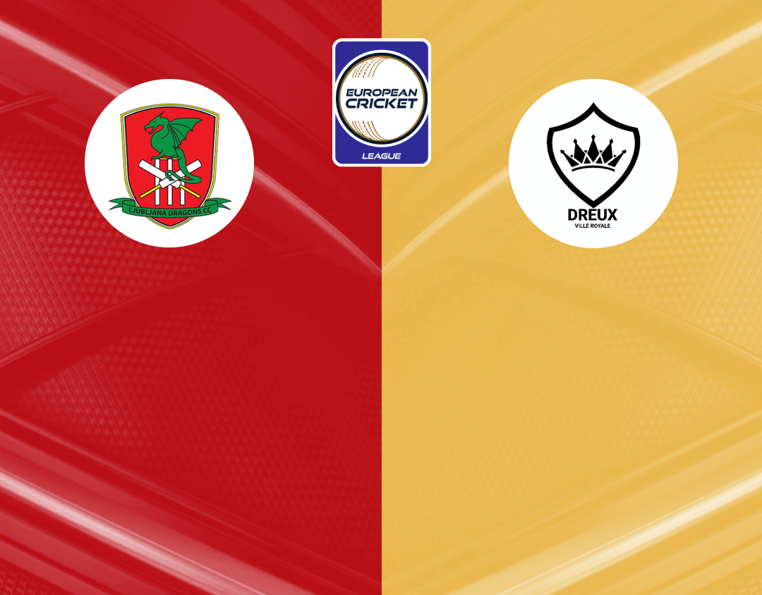 Group d - match 8 of european cricket league, 2024: ljubljana vs dreux banner