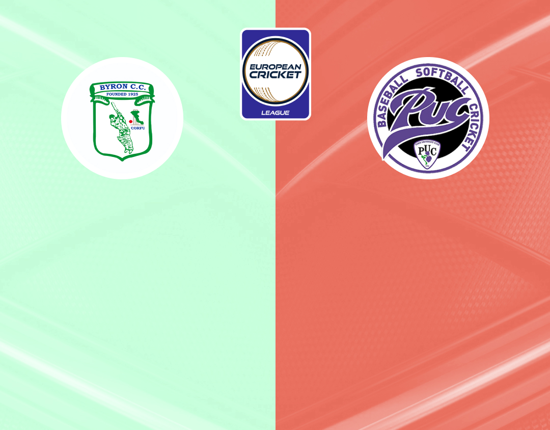Group d - match 9 of european cricket league, 2024: byron vs paris université club banner