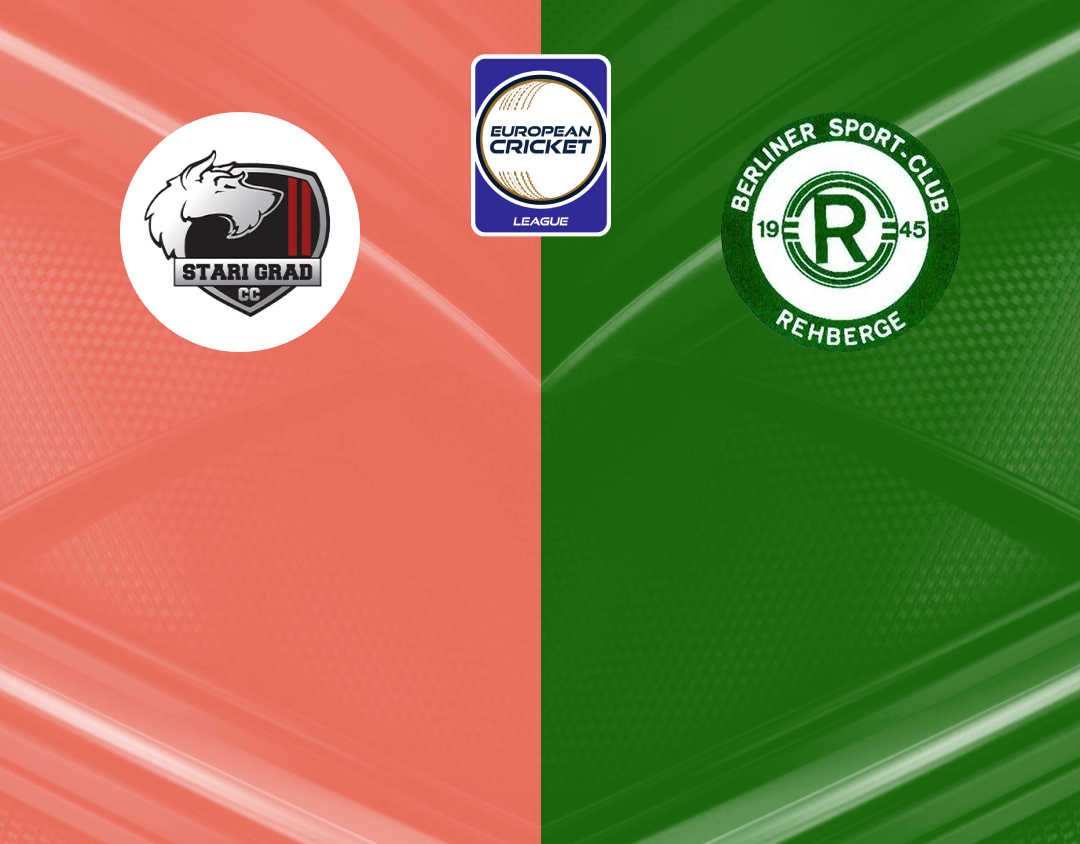 Group e - match 6 of european cricket league, 2024: stari grad vs bsc rehberge banner