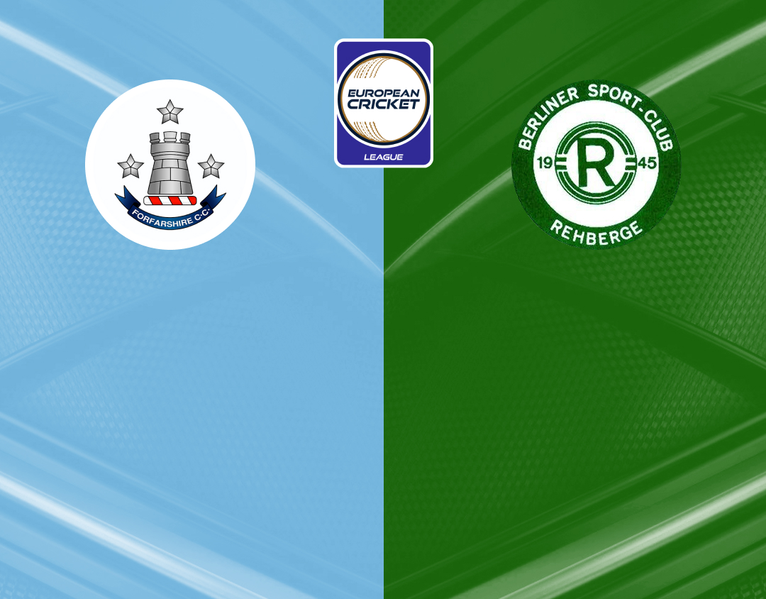 Group e - match 9 of european cricket league, 2024: forfarshire vs bsc rehberge banner