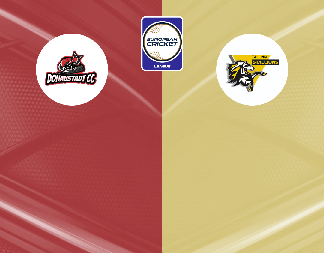 Group f - match 1 of european cricket league, 2024: donaustadt vs tallinn stallions banner
