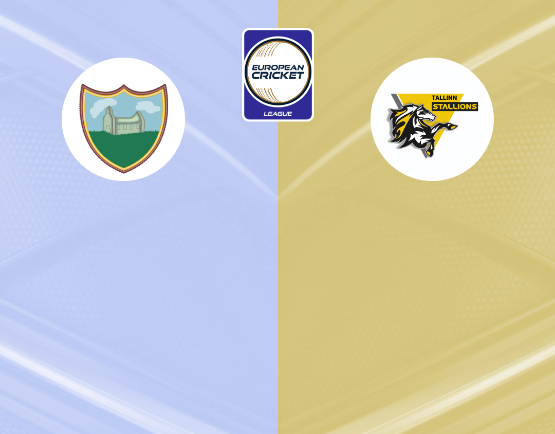 Group f - match 4 of european cricket league, 2024: crosby vs tallinn stallions banner