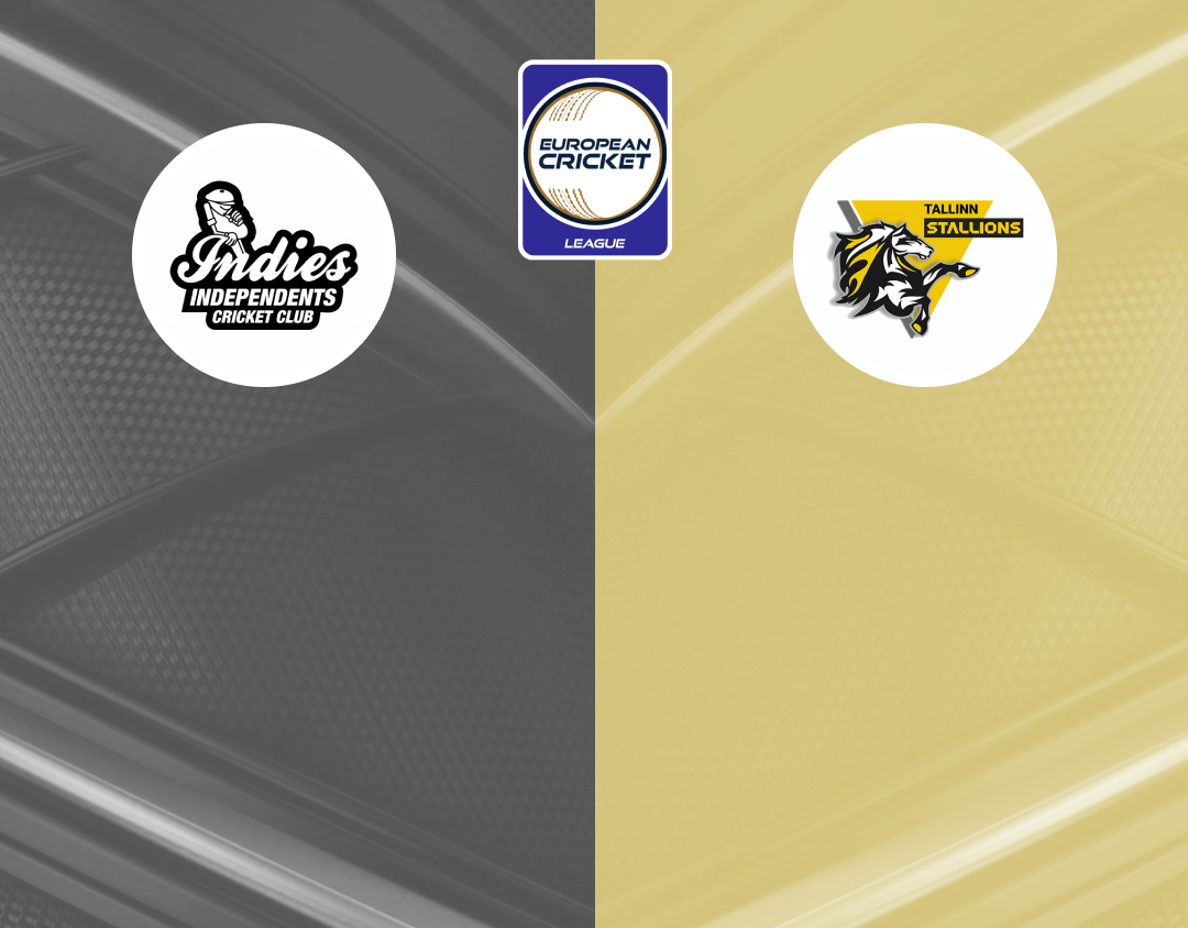 Group f - match 6 of european cricket league, 2024: independents cc vs tallinn stallions banner