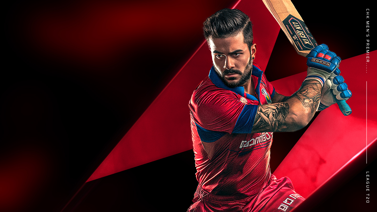 Chk men's premier league t20 cricket banner
