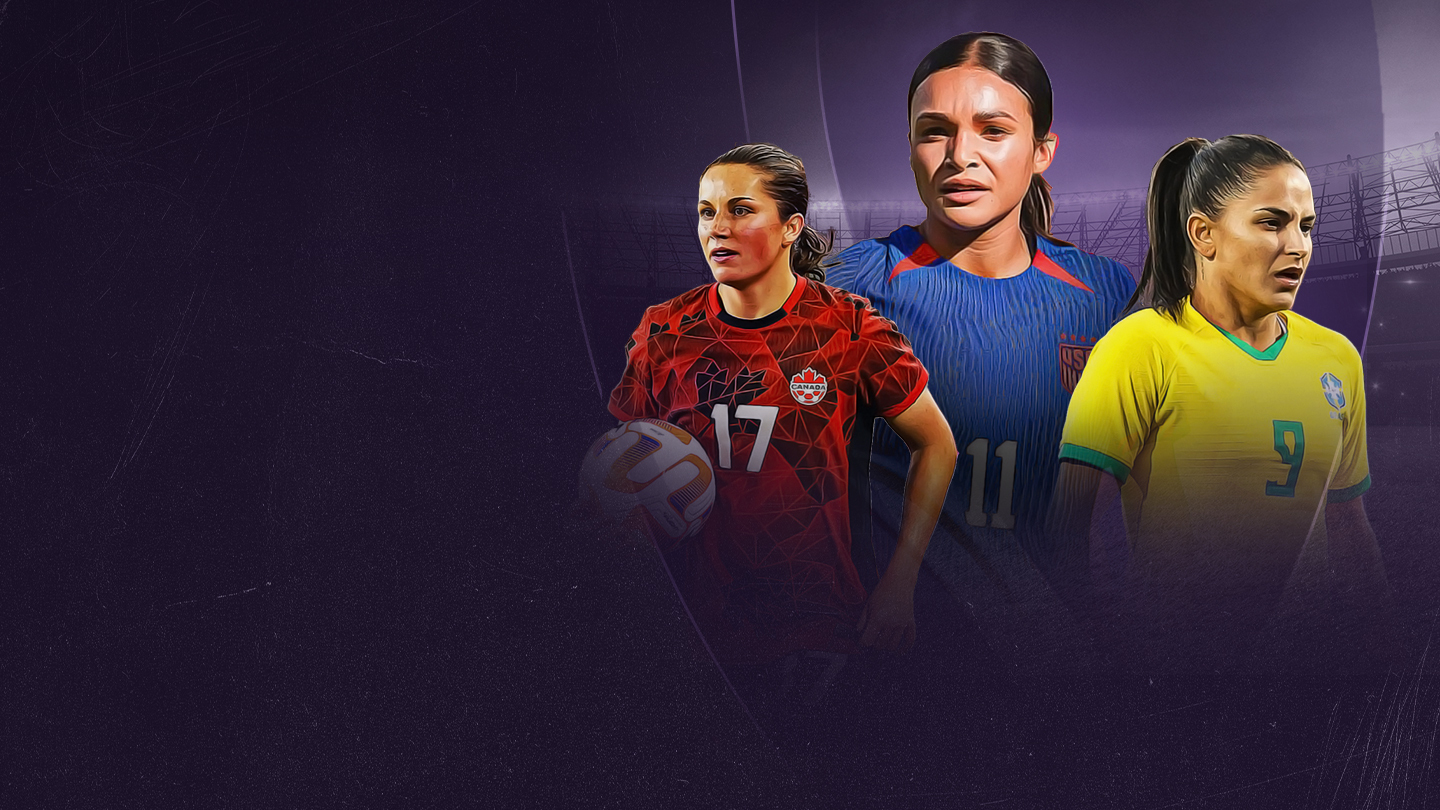 Concacaf womens gold cup football banner