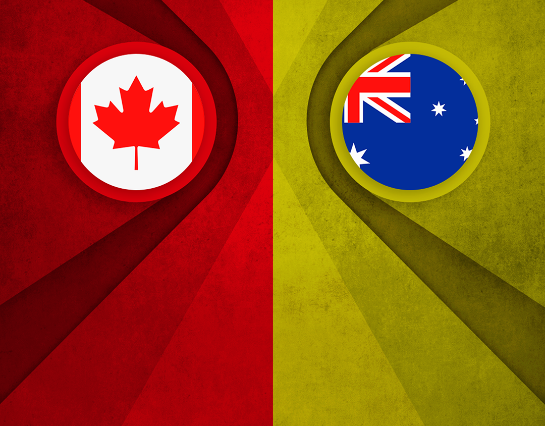 Match 14 of imc over-40s cricket world cup, 2024: canada over-40s vs australia over-40s banner