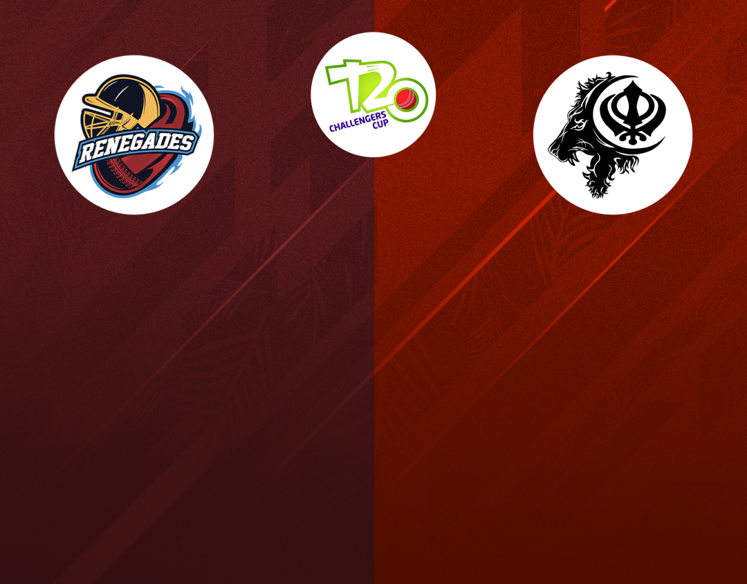 Match 39 of kcc t20 challengers cup, 2024: sbs cc vs renegades cc banner